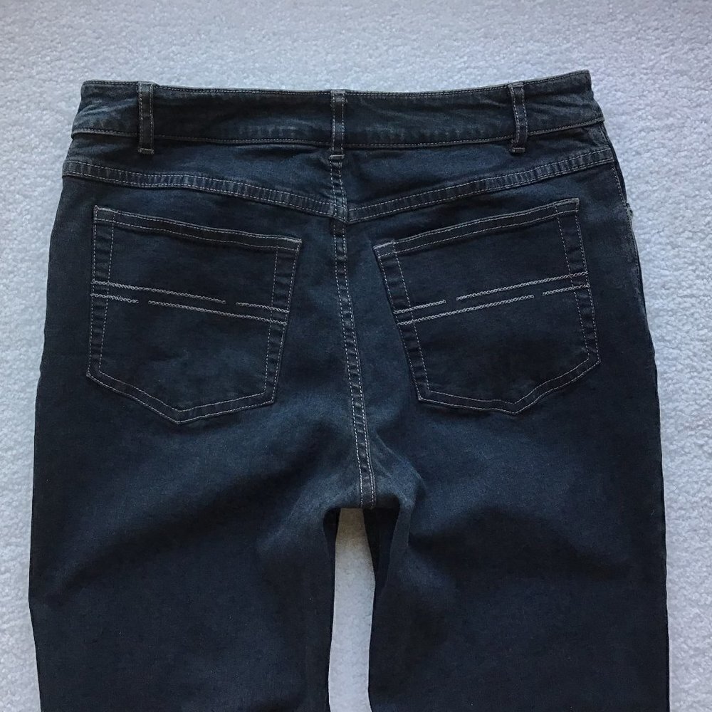 J. JILL BLACK STRETCH 2 BOOT CUT JEANS
